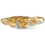 Design Gold Tone Clam Bowl, Large