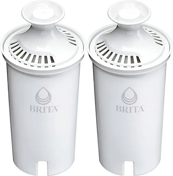 Brita Standard Water Filter Replacements for Pitchers and Dispensers, Lasts 2 Months, Reduces Chlorine Taste and Odor, 2 Count