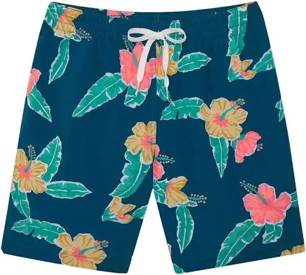 Chubbies The Floral Reefs Size Large L Inseam 7&quot; Classic Swim Trunks Men&#x27;s Lined