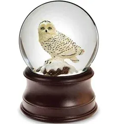 San Francisco Music Box Co. Snowy Owl Musical Water Globe