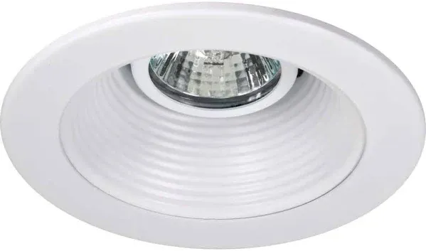 NICOR 4 in. Lo-volt White Baffle