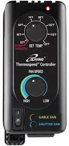 Iliving Exhaust Fan Thermospeed Controller