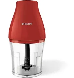 Philips Kitchen Appliances MultiChopper with Chop Drop Technology, Black, HR2505/26, 1.1L