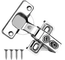 jnnicoog 4 Pack Full Overlay Soft Close Cabinet Hinges