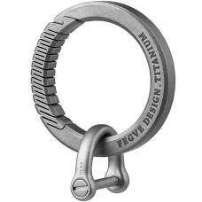 TISUR Titanium Round Carabiner Clip