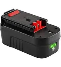 【Lithium-ion】 DSANKE HPB18 18V 6.0Ah Lithium-ion Battery Replacement for Black and Decker 18Volt Battery for 244760-00 HPB18 Battery A1718 A18 A18E HPB18-OPE Firestorm FS180BX FS18BX FS18FL FSB18