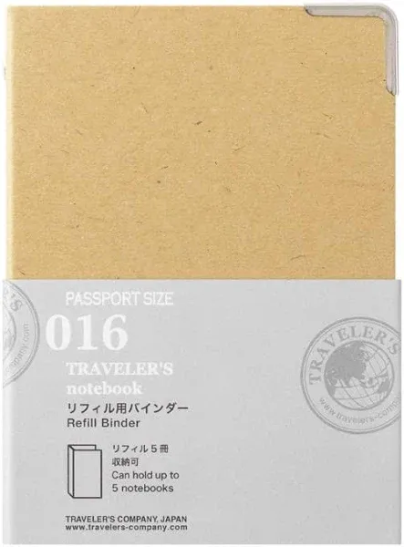 Traveler's Notebook Passport Size Refill Binder