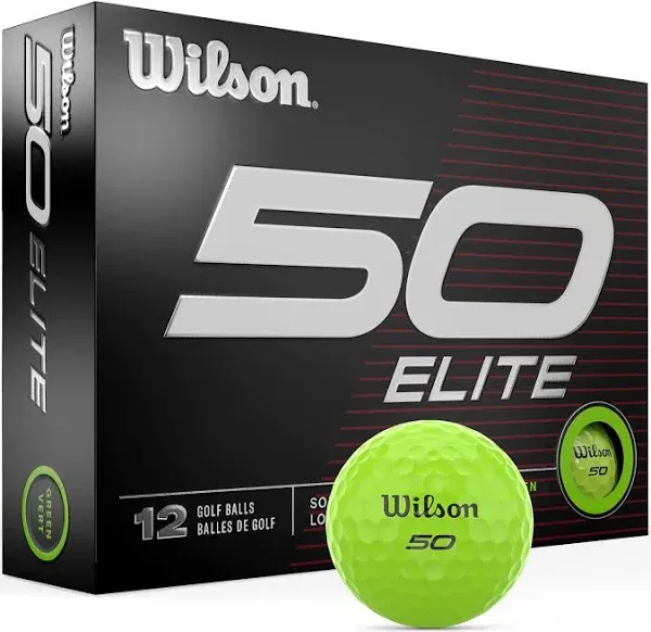 Wilson Staff Fifty Elite Personalized Golf Balls