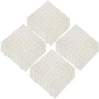 VEVOR 25 White Interlocking Drainage Tile 11.8x11.8x0.5 in. Dry Floor Tile.