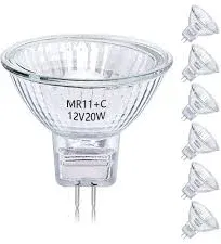 Figame MR11 Halogen Bulb 12V 20W 6-Bag