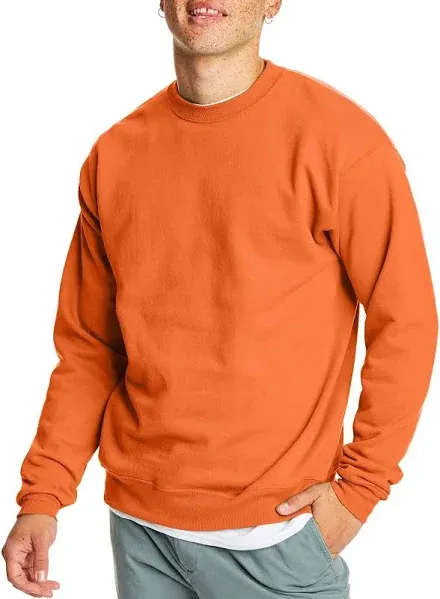 Hanes Adult 7.8 oz 50/50 Crewneck Sweatshirt in Light Steel - Large