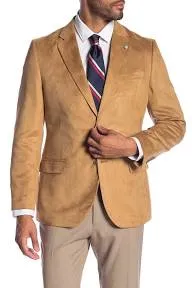 Nautica Men's Modern Fit Microsuede Sport Coat