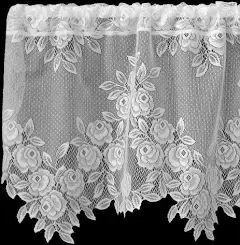 Heritage Lace - Tea Rose Collection - Curtains, Doilies, Runners, Placemats