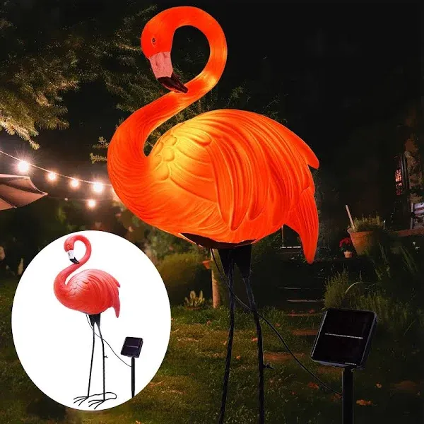 HOOEN Flamingo Solar Lights