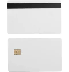 10 Pack - SLE4442 Pearl Chip Cards w/HiCo 2 Track Silver Mag Stripe