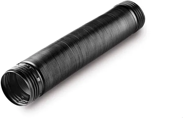 Black Landscaping Drain Pipe - 4-Inch by 8-Feet - Solid - Flexible/Expan<wbr/>dable