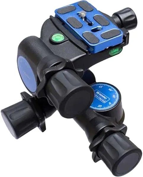 BENRO GD3WH 3-Way Geared Head Camera Tripod Head Allows Precise Positioning