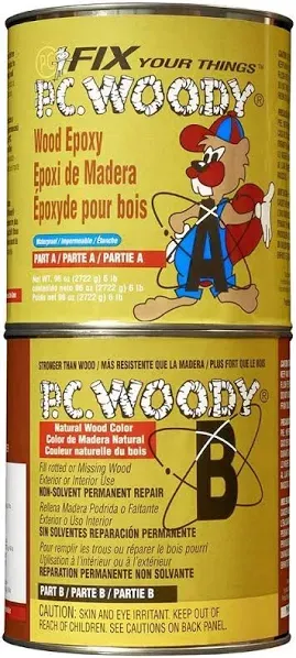 Protective Coating 643334 48 Oz Woody Wood Epoxy Paste