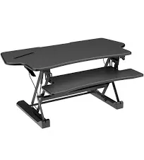 Height Adjustable Standing Desk Converter, Extra Large 48” Wide Tabletop for Dua