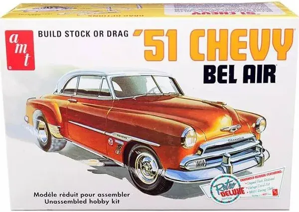 AMT 1:25 Scale 1951 Chevy Bel Air Model Kit Product Category: Diecast