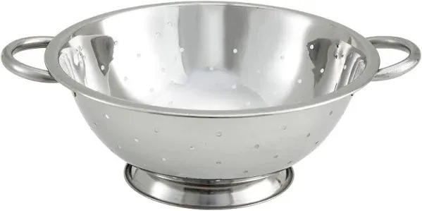 Choice 5 Qt. Stainless Steel Colander with Base and Handles