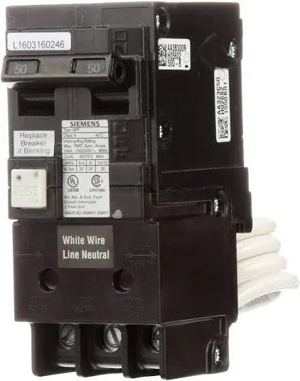 Siemens QF250A Ground Fault Circuit Interrupter 