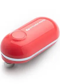 Kitchen Mama Mini Electric Can Opener: Open Your Cans with A Simple Push of-Butt