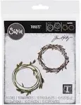 NEW Tim Holtz &#034;FUNKY WREATHS&#034; Sizzix Thinlits Die- 10 Dies (2020 Release)