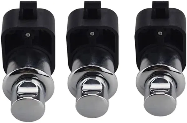 Set Of 3 Push Button Lock For Rv Motorhome Boat Cabinets