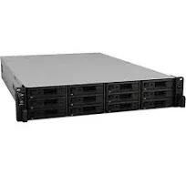 Synology RackStation, 12-Bay NAS Quad core, 2.1GHz CPU, RS3617XS (Quad core, 2.1GHz CPU, 4GB DDR4, exp. up to 64GB)