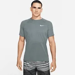 NWT NIKE MEN&#039;S HYDROGUARD Swim T-Shirt 40+ SPF Dark Gray XL