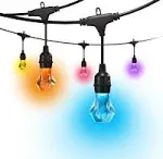 Nanoleaf Essentials Matter Smart Multicolor Outdoor String Lights Expansion Pack 15m (49ft) - 20 Addressable LED Bulbs