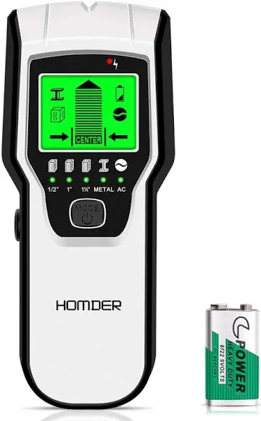 Homder TH560 Stud Finder Wall Scanner for Wood Metal AC Wire Detection LCD -NEW-