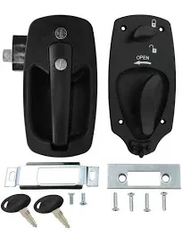 AP Products® 013-536 - Bauer Euro Black Entry Door Lock with Deadbolt