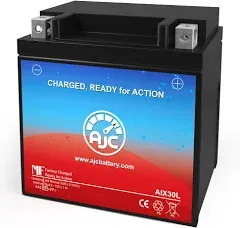 AJC Battery Compatible with Interstate FAYIX30L Powersports Battery