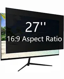 27 Inch Privacy Screen for Monitor with 16:9 Widescreen Monitor, Anti Blue Light Screen Protector - Anti-Glare - Anti-Scratch Protector Film for Data confidentiality Privacy Shield