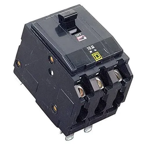 Square D QO3100 Plug-In Mount Standard Miniature Circuit Breaker 3-Pole 100 Amp 240 Volt AC QO