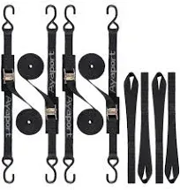 Ayaport Cam Buckle Tie Down Straps 6 feet 2200lbs Break Strength Securing Str...