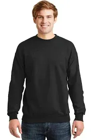 Hanes Adult 7.8 oz 50/50 Crewneck Sweatshirt in Light Steel - Large