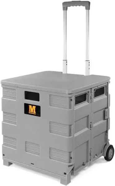 Maxworks 50876 Collapsible Gray Rolling Folding Dolly