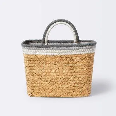 Woven Wicker Hanging Basket Door Hanging Basket Wall Decorations for Home Garden Farmhouse (original)