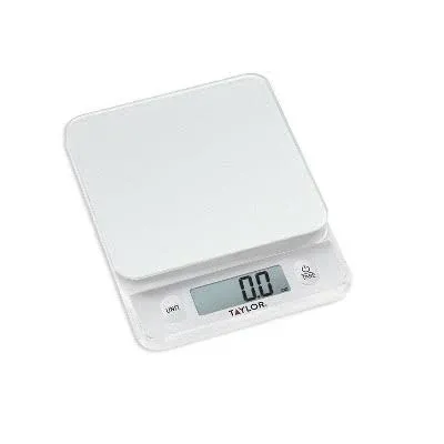 Unopened Taylor Digital 11lb Silver Glass Top Food Scale