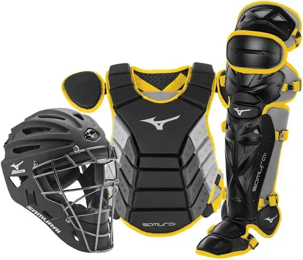 Mizuno Youth Samurai Baseball Boxed Catcher's Gear Set