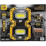 CAT LED Work Lights 500 Lumens Rugged Magnetic Rotating Handle 2 Pack