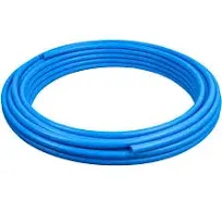 The Plumber’s Choice 1 in. x 100 ft. Blue PEX-B Tubing Potable Water Pipe