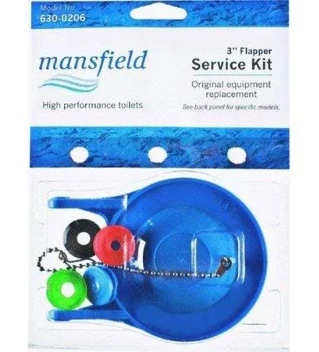 Mansfield Plumbing 630-0207 Univ Flapper 3 inch Kit (Hr pck)