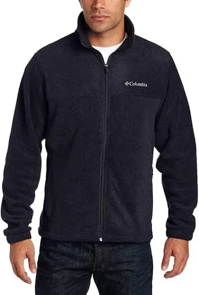 Columbia Men&#039;s Granite Steens Mountain Black Fleece Jacket Size Small