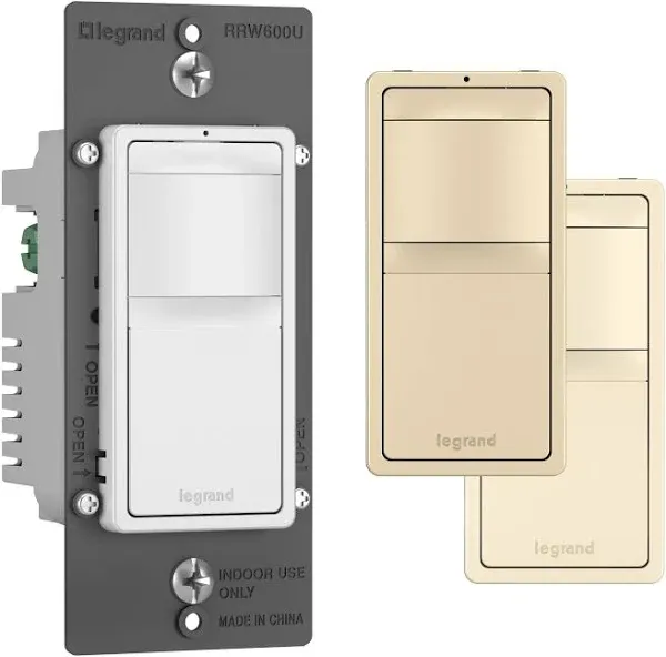 Legrand Radiant - 600W Single-Pole/3-<wbr/>Way Occupancy Motion Sensor RRW600UTC New