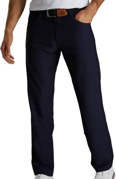 Footjoy FJ Golf Pants Mens 34x34 Blue Performance Slim Athletic Fit Stretch