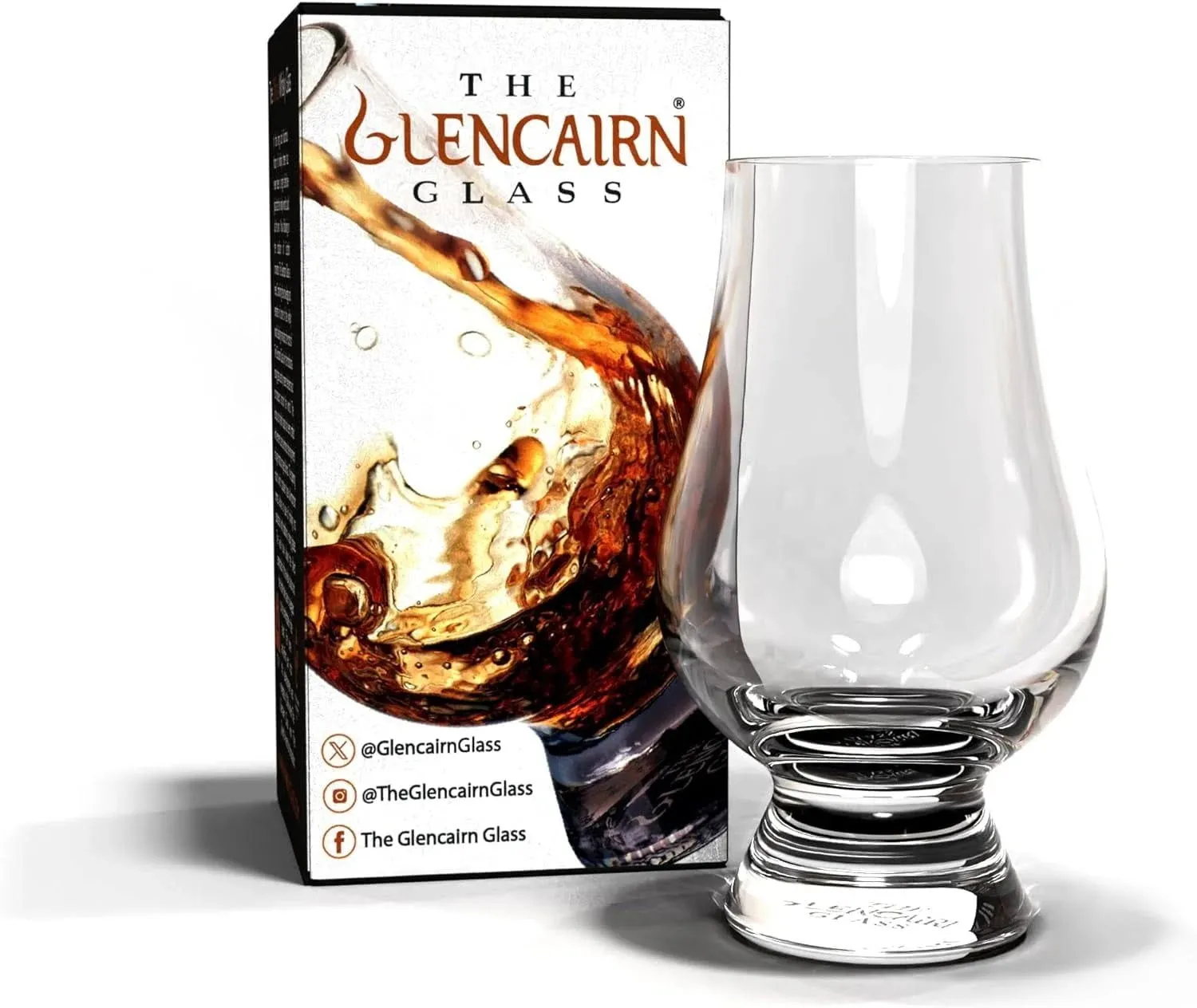 Glencairn Whisky Glass in Gift Carton, Set of 2 in Twin Gift Carton